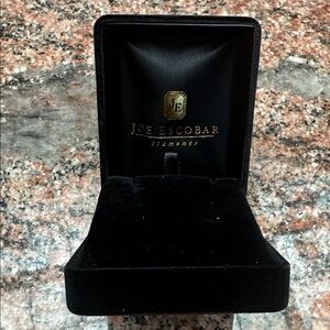 Empty Black Jewelry Display Box